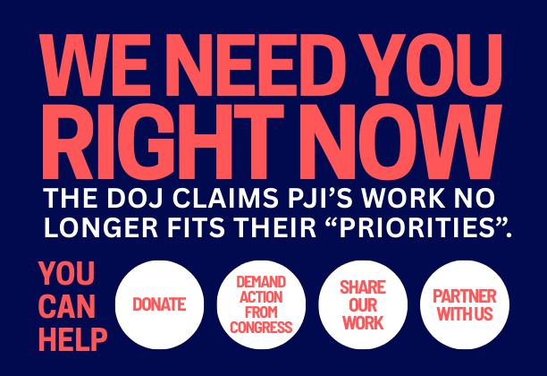 A letter from PJI's board